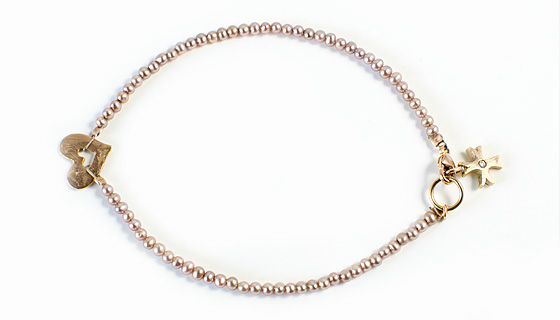 Herz Kreuz Armband