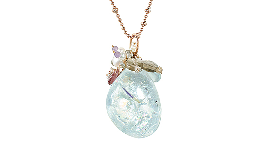 Pendant transparent Stein