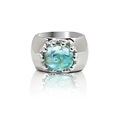 Silber Kronen Ring